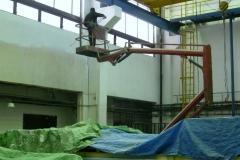 Malování z pracovních plošin