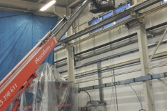 Malování z pracovních plošin