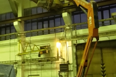 Čištění mostových jeřábů