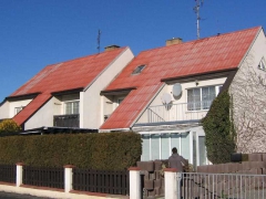 Stav před realizací zakázky - Údržba ALU střechy domu ( Plzeňský kraj okres Plzeň-město)