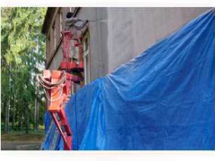 Nástřik penetrace na fasádu ( Plzeňský kraj okres Domažlice)