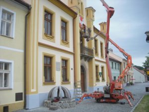 Práce z pracovních plošin ( Plzeňský kraj okres Klatovy)