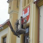 Nátěr fasády městského úřadu ( Plzeňský kraj okres Klatovy)