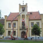 Použití pracovních plošin s velkým dosahem ( Plzeňský kraj okres Klatovy)