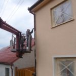 Nátěr okapních svodů a vytření vnitřních ploch žlabů plastizolem ( Karlovarský kraj okres Cheb)