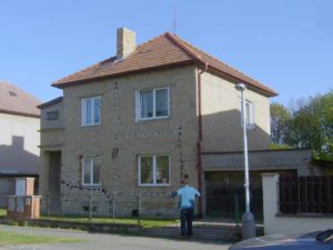 Nátěr fasády - stav před